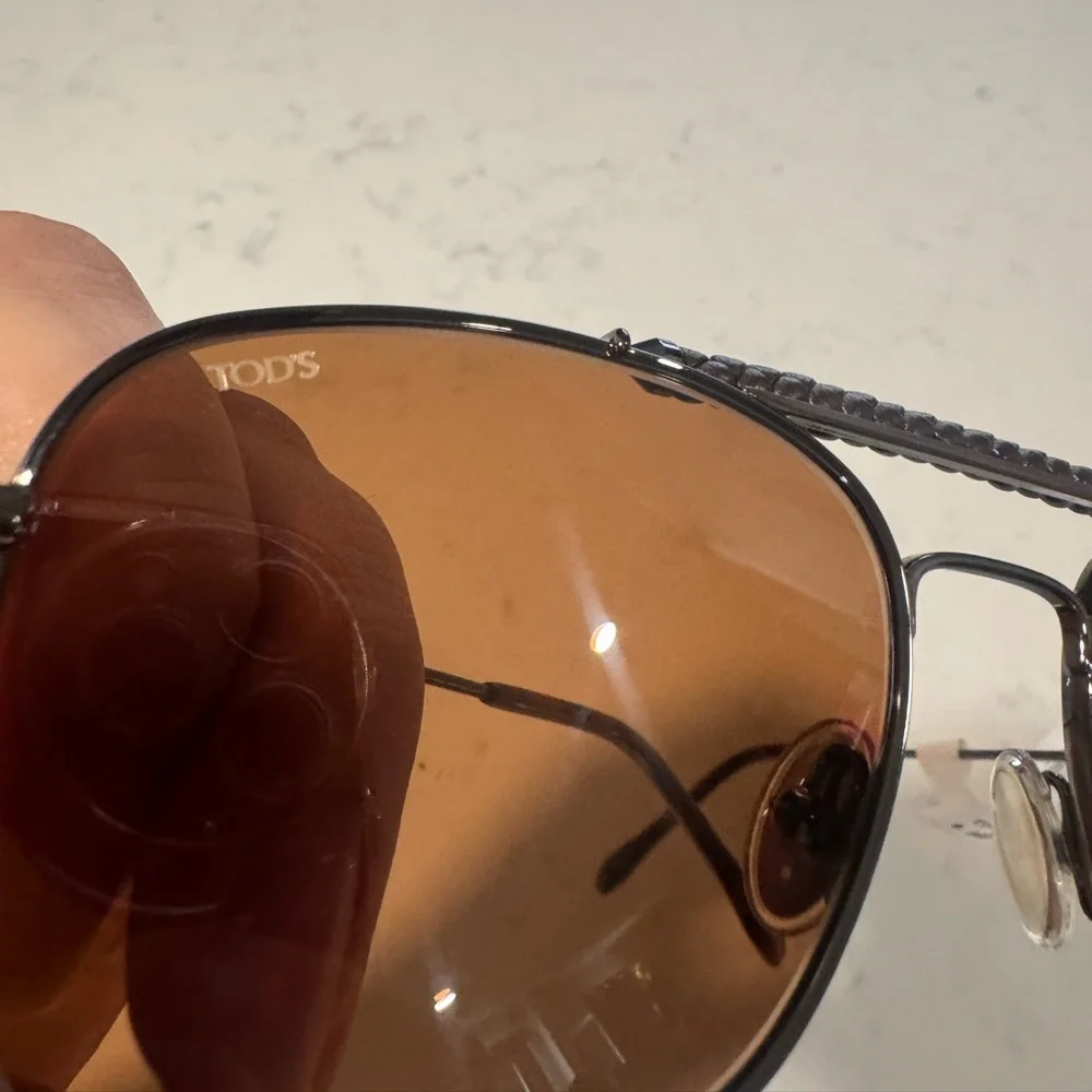TOD’S Brown Aviator Sunglasses